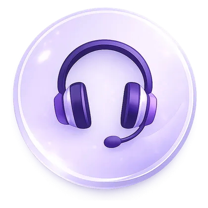 Customer service AI employee icon