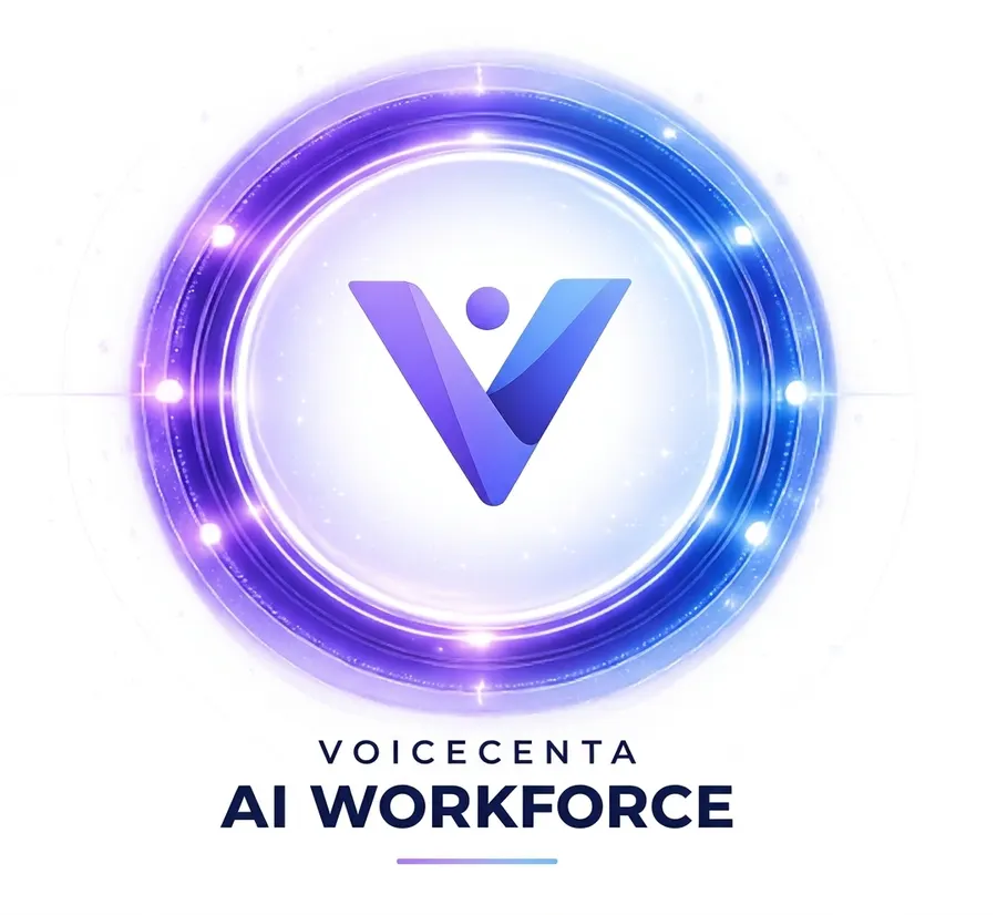 Voicecenta AI workforce hub graphic