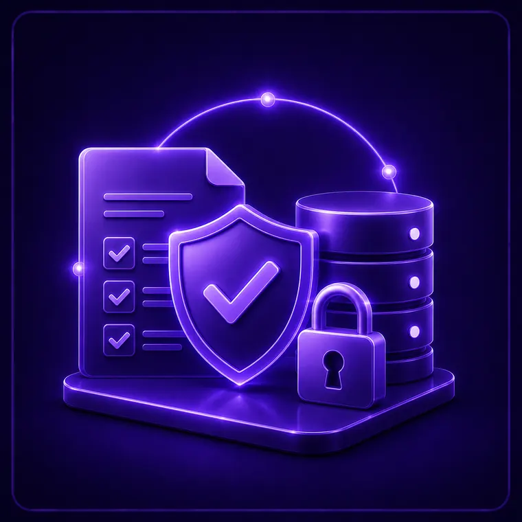 UK hosted AI employee platform with business data controls and secure infrastructure UK hosted Voicecenta platform graphic
