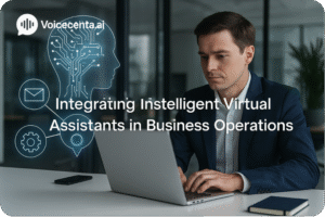 Smart AI agent integrating with business applications in a corporate environment