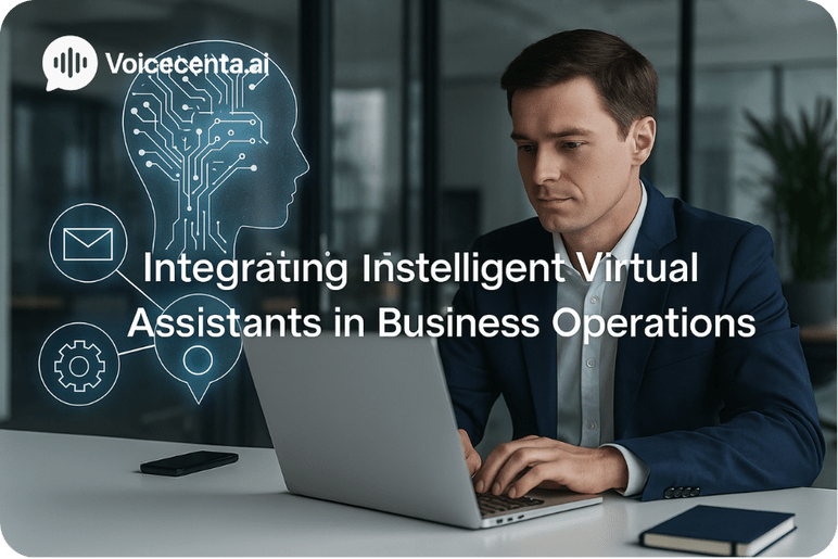 Smart AI agent integrating with business applications in a corporate environment