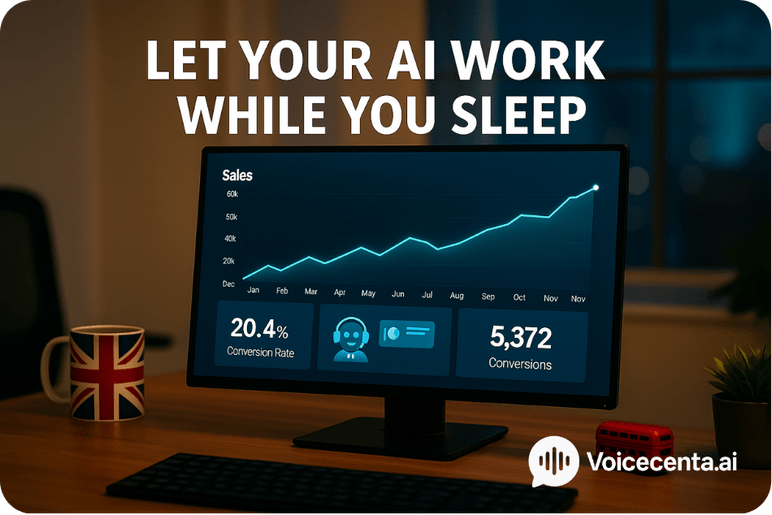 AI sales agents improve conversion rates effortlessly for UK businesses.
