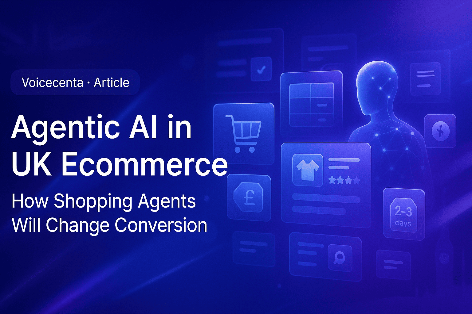 Agentic AI shopping assistant evaluating products and offers for a UK ecommerce shopper