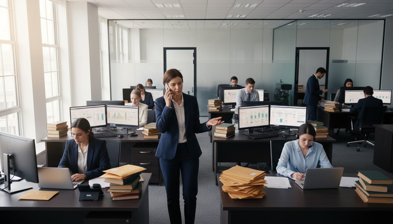 AI receptionist for solicitors in a professional UK law firm environment