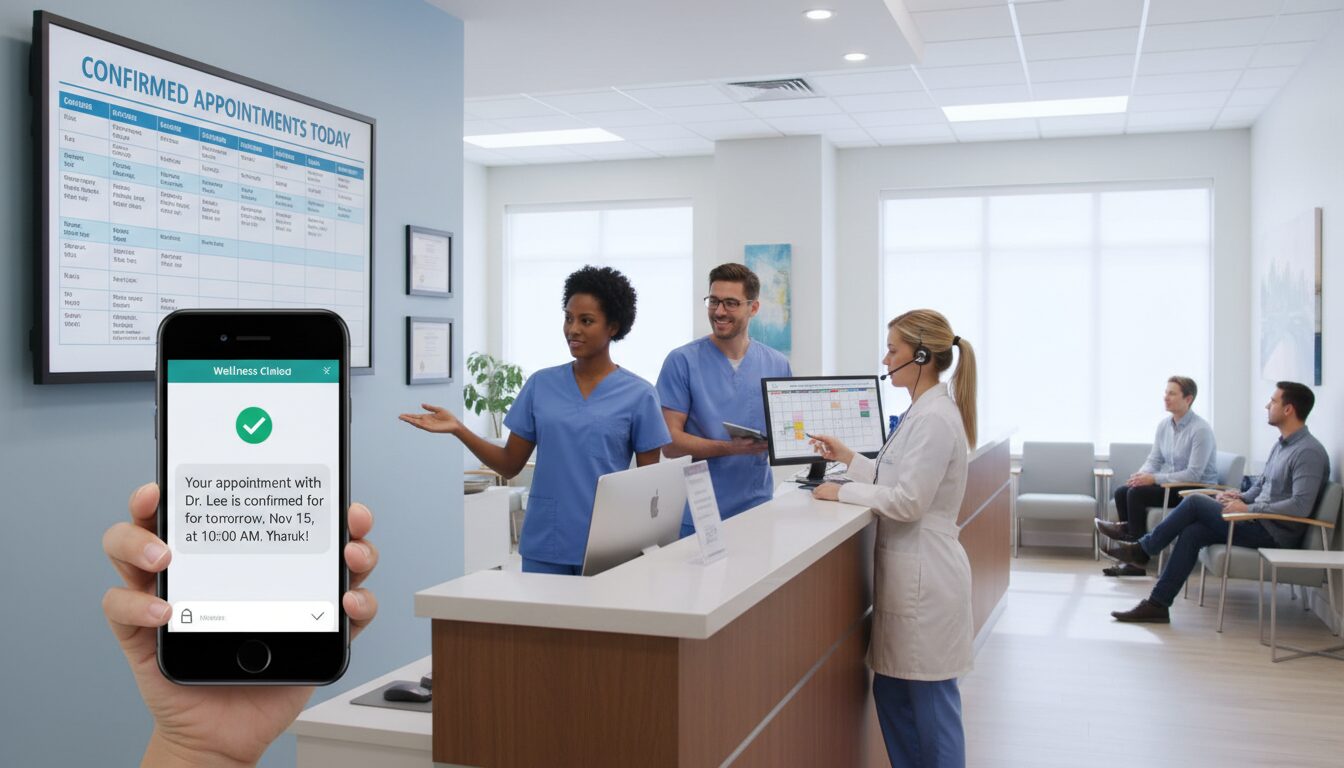 AI receptionist for dental clinics helping a UK practice manage patient enquiries