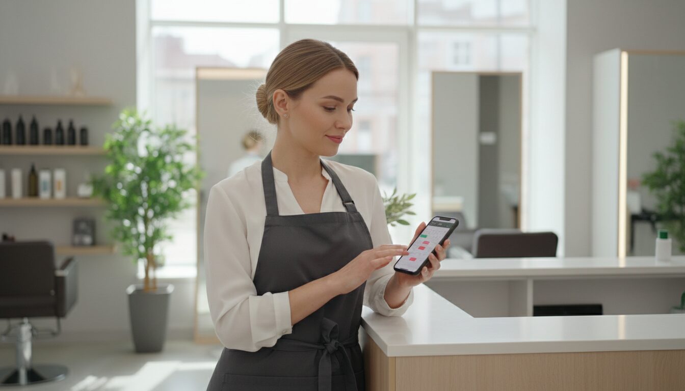 Efficient salon booking management